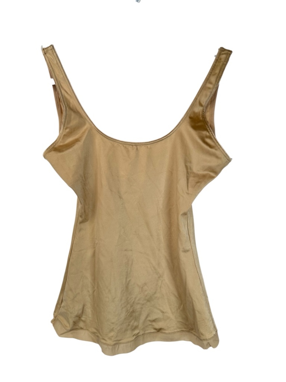 Spanx Open Bust Shaping Cami Tank Nude Beige Compression Layering Medium - Picture 3 of 8